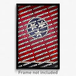 Lexington Tennessee Poster (TN City Souvenir 11x17 Town Print)