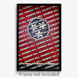 Church Hill Tennessee Poster (TN City Souvenir 11x17 Town Print)