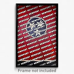 Newport Tennessee Poster (TN City Souvenir 11x17 Town Print)