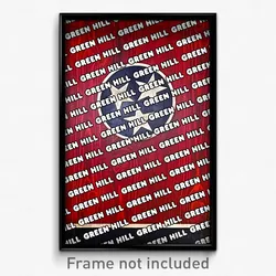 Green Hill Tennessee Poster (TN City Souvenir 11x17 Town Print)