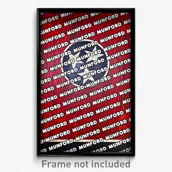 Munford Tennessee Poster (TN City Souvenir 11x17 Town Print)