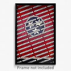 Henderson Tennessee Poster (TN City Souvenir 11x17 Town Print)