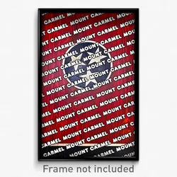 Mount Carmel Tennessee Poster (TN City Souvenir 11x17 Town Print)