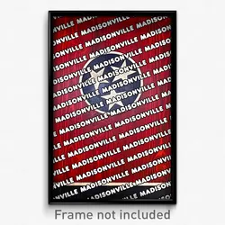 Madisonville Tennessee Poster (TN City Souvenir 11x17 Town Print)