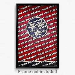Pleasant View Tennessee Poster (TN City Souvenir 11x17 Town Print)