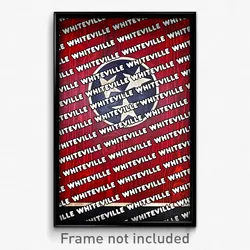 Whiteville Tennessee Poster (TN City Souvenir 11x17 Town Print)