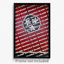 Shackle Island Tennessee Poster (TN City Souvenir 11x17 Town Print)