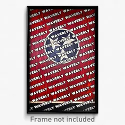 Waverly Tennessee Poster (TN City Souvenir 11x17 Town Print)