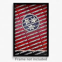 Livingston Tennessee Poster (TN City Souvenir 11x17 Town Print)