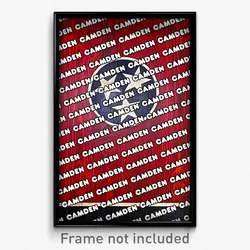 Camden Tennessee Poster (TN City Souvenir 11x17 Town Print)