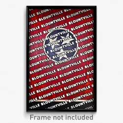 Blountville Tennessee Poster (TN City Souvenir 11x17 Town Print)