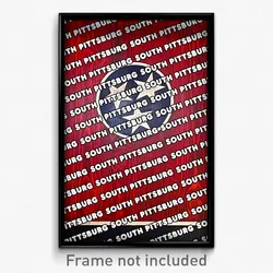 South Pittsburg Tennessee Poster (TN City Souvenir 11x17 Town Print)