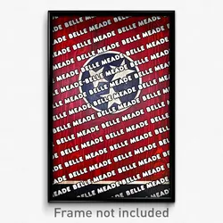 Belle Meade Tennessee Poster (TN City Souvenir 11x17 Town Print)