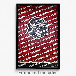 New Tazewell Tennessee Poster (TN City Souvenir 11x17 Town Print)