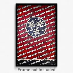 Mascot Tennessee Poster (TN City Souvenir 11x17 Town Print)