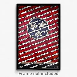 Woodbury Tennessee Poster (TN City Souvenir 11x17 Town Print)