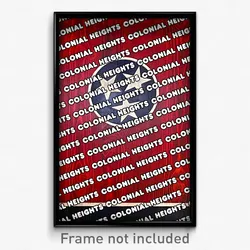 Colonial Heights Tennessee Poster (TN City Souvenir 11x17 Town Print)