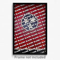 Blaine Tennessee Poster (TN City Souvenir 11x17 Town Print)