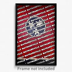 Maynardville Tennessee Poster (TN City Souvenir 11x17 Town Print)