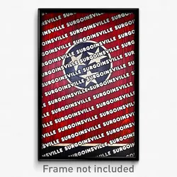 Surgoinsville Tennessee Poster (TN City Souvenir 11x17 Town Print)