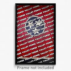 Valley Forge Tennessee Poster (TN City Souvenir 11x17 Town Print)