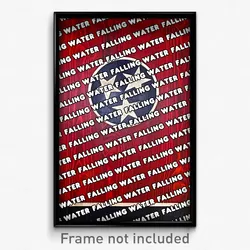 Falling Water Tennessee Poster (TN City Souvenir 11x17 Town Print)