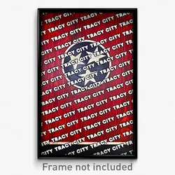 Tracy City Tennessee Poster (TN City Souvenir 11x17 Town Print)