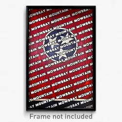 Mowbray Mountain Tennessee Poster (TN City Souvenir 11x17 Town Print)