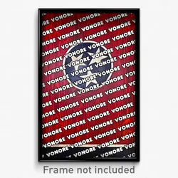 Vonore Tennessee Poster (TN City Souvenir 11x17 Town Print)