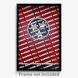 Banner Hill Tennessee Poster (TN City Souvenir 11x17 Town Print)