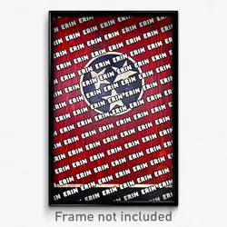Erin Tennessee Poster (TN City Souvenir 11x17 Town Print)
