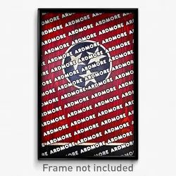 Ardmore Tennessee Poster (TN City Souvenir 11x17 Town Print)