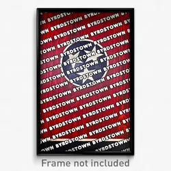 Byrdstown Tennessee Poster (TN City Souvenir 11x17 Town Print)