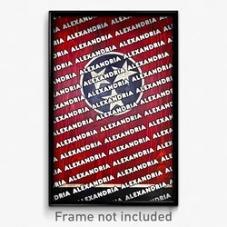 Alexandria Tennessee Poster (TN City Souvenir 11x17 Town Print)