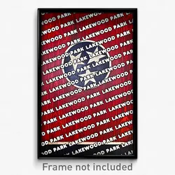 Lakewood Park Tennessee Poster (TN City Souvenir 11x17 Town Print)