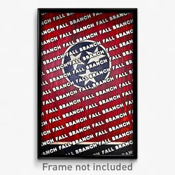 Fall Branch Tennessee Poster (TN City Souvenir 11x17 Town Print)