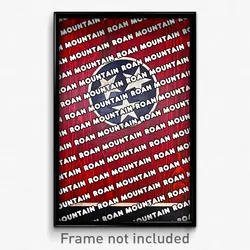 Roan Mountain Tennessee Poster (TN City Souvenir 11x17 Town Print)