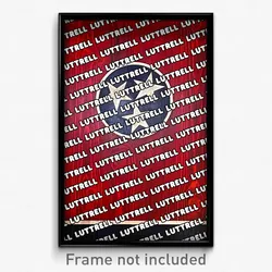 Luttrell Tennessee Poster (TN City Souvenir 11x17 Town Print)