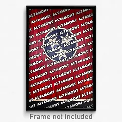 Altamont Tennessee Poster (TN City Souvenir 11x17 Town Print)