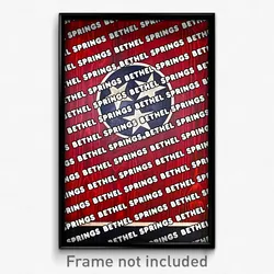 Bethel Springs Tennessee Poster (TN City Souvenir 11x17 Town Print)