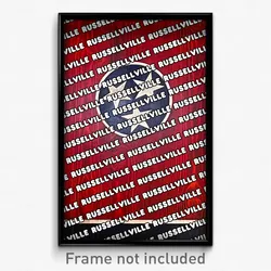 Russellville Tennessee Poster (TN City Souvenir 11x17 Town Print)