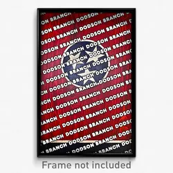 Dodson Branch Tennessee Poster (TN City Souvenir 11x17 Town Print)