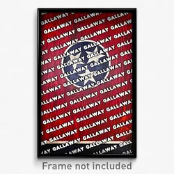 Gallaway Tennessee Poster (TN City Souvenir 11x17 Town Print)