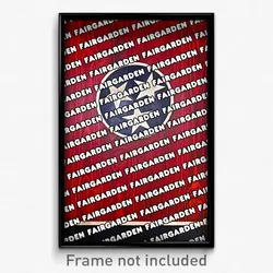 Fairgarden Tennessee Poster (TN City Souvenir 11x17 Town Print)