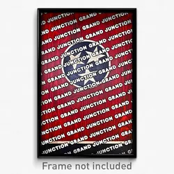 Grand Junction Tennessee Poster (TN City Souvenir 11x17 Town Print)