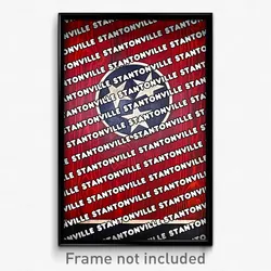 Stantonville Tennessee Poster (TN City Souvenir 11x17 Town Print)