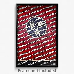 Lynnville Tennessee Poster (TN City Souvenir 11x17 Town Print)