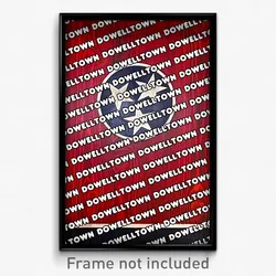 Dowelltown Tennessee Poster (TN City Souvenir 11x17 Town Print)