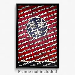 Hillsboro Tennessee Poster (TN City Souvenir 11x17 Town Print)