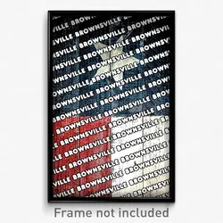 Brownsville Texas Poster (TX City Souvenir 11x17 Town Print)